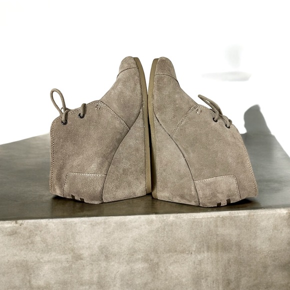 TOMS Kala Desert Wedge Bootie Taupe Size 6.5 - Picture 6 of 11
